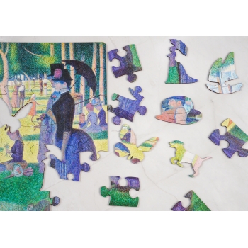 Drewniane puzzle A3 George Seurat 